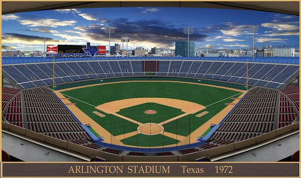 Arlington Stadium 1972 - Art Print