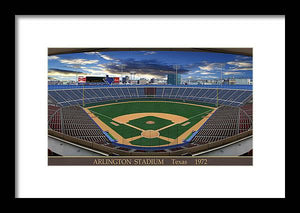 Arlington Stadium 1972 - Framed Print