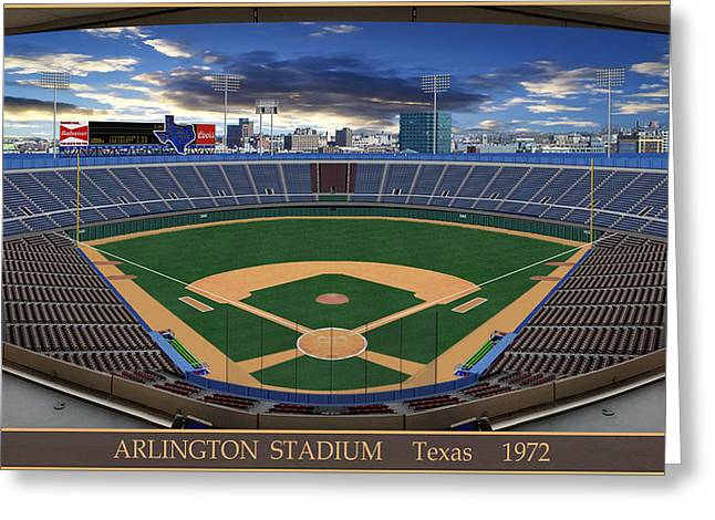 Arlington Stadium 1972 - Greeting Card