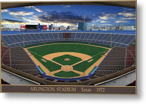 Arlington Stadium 1972 - Metal Print