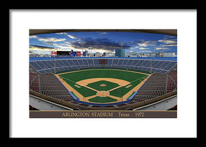 Arlington Stadium 1972 - Framed Print