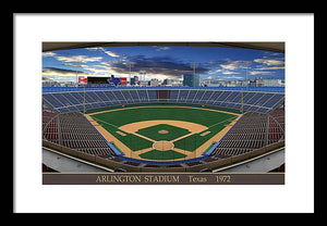 Arlington Stadium 1972 - Framed Print