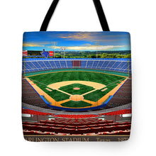 Load image into Gallery viewer, Arlington Stadium 1973 - Tote Bag
