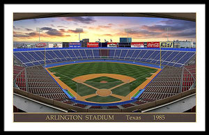 Arlington Stadium 1985 - Framed Print