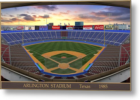 Arlington Stadium 1985 - Metal Print