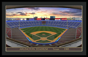 Arlington Stadium 1985 - Framed Print