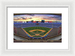 Arlington Stadium 1985 - Framed Print