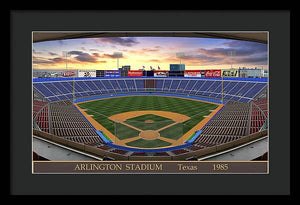 Arlington Stadium 1985 - Framed Print