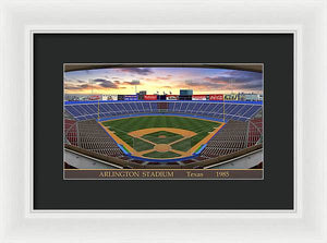 Arlington Stadium 1985 - Framed Print