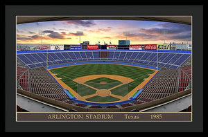 Arlington Stadium 1985 - Framed Print