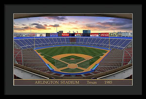 Arlington Stadium 1985 - Framed Print