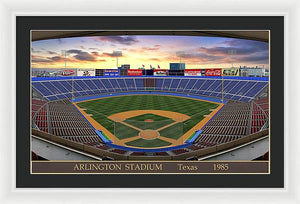 Arlington Stadium 1985 - Framed Print