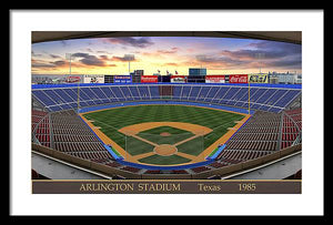 Arlington Stadium 1985 - Framed Print