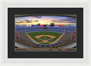 Arlington Stadium 1985 - Framed Print