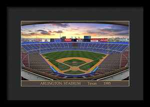 Arlington Stadium 1985 - Framed Print