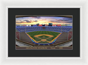 Arlington Stadium 1985 - Framed Print