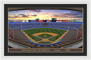 Arlington Stadium 1985 - Framed Print