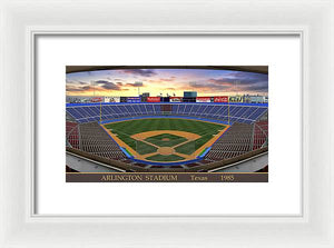 Arlington Stadium 1985 - Framed Print