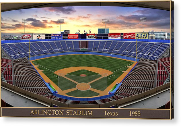 Arlington Stadium 1985 - Acrylic Print