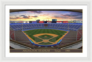 Arlington Stadium 1985 - Framed Print