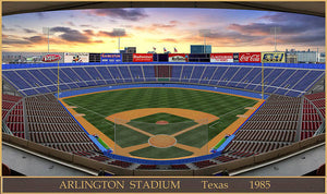 Arlington Stadium 1985 - Art Print