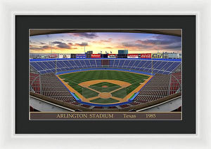 Arlington Stadium 1985 - Framed Print