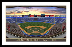 Arlington Stadium 1985 - Framed Print