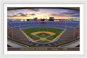 Arlington Stadium 1985 - Framed Print