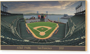 ATT Park 2010 - Wood Print