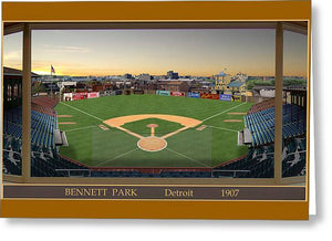 Bennett Park 1906 - Greeting Card