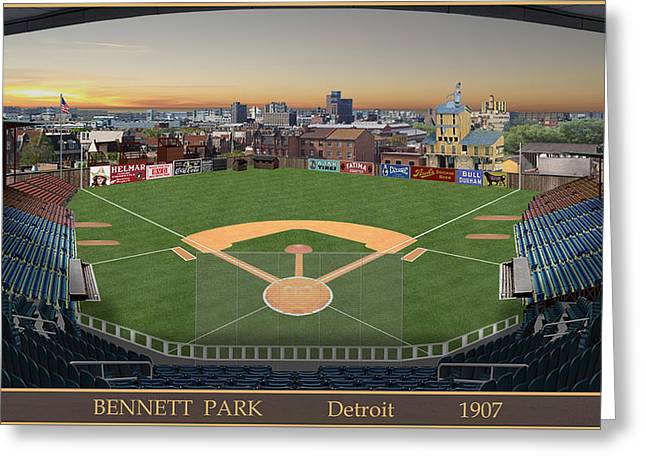 Bennett Park 1907 - Greeting Card