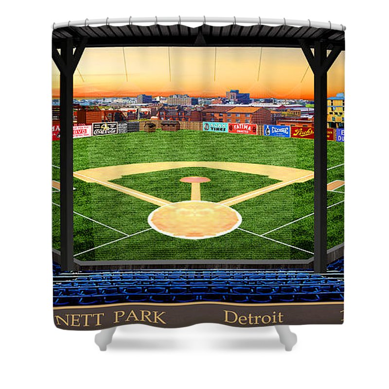 Bennett Park 1907 - Shower Curtain