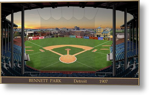 Bennett Park 1907 - Metal Print