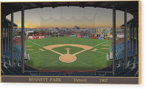 Bennett Park 1907 - Wood Print