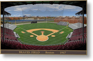 Braves Field 1915 - Metal Print