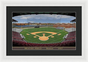 Braves Field 1915 - Framed Print