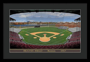 Braves Field 1915 - Framed Print