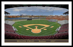 Braves Field 1915 - Framed Print