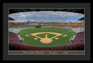 Braves Field 1915 - Framed Print