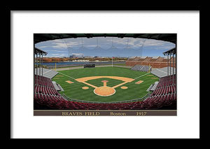 Braves Field 1915 - Framed Print