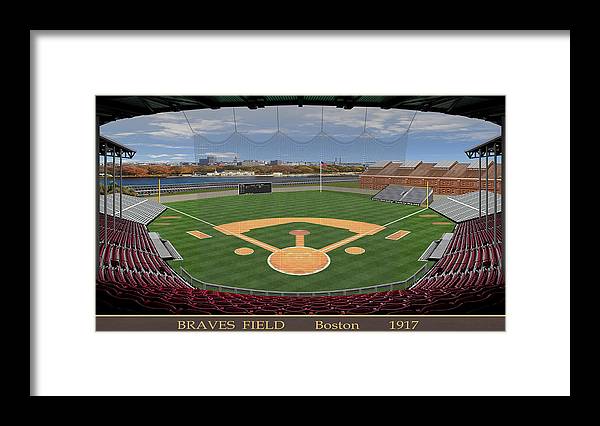 Braves Field 1915 - Framed Print