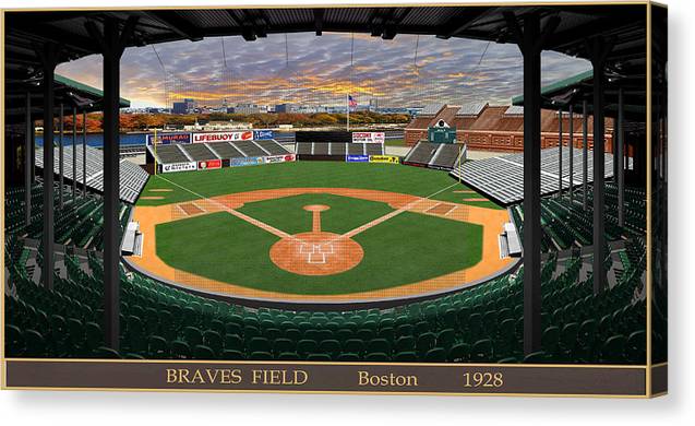 Braves Field 1928 - Canvas Print