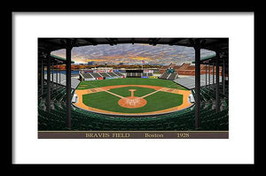 Braves Field 1928 - Framed Print