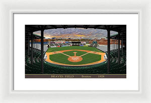 Braves Field 1928 - Framed Print