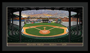 Braves Field 1928 - Framed Print