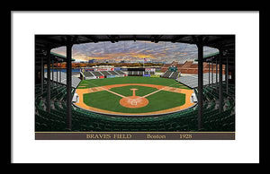 Braves Field 1928 - Framed Print