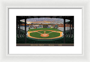 Braves Field 1928 - Framed Print