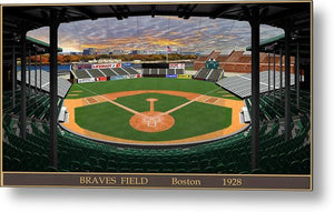 Braves Field 1928 - Metal Print