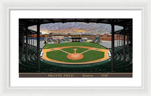 Braves Field 1928 - Framed Print