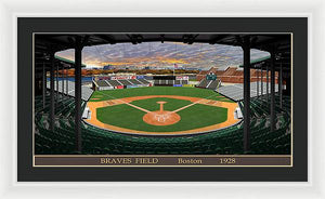 Braves Field 1928 - Framed Print